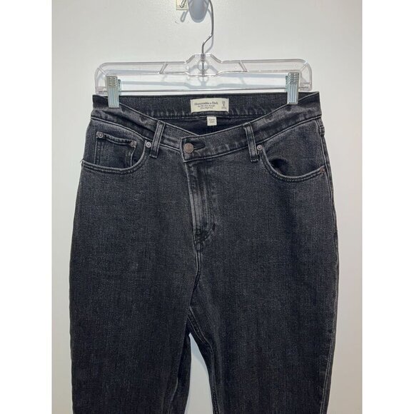 Abercrombie & Fitch THE 90'S Slim Straight Ultra High Rise Jeans Size 29 - Picture 2 of 10